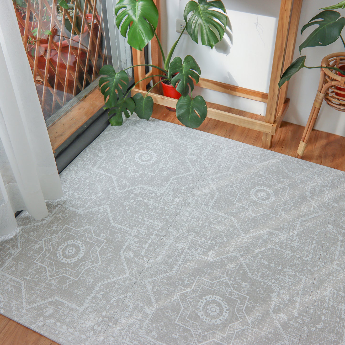 Damas Beige - Tapis de Jeu Puzzle en Mousse